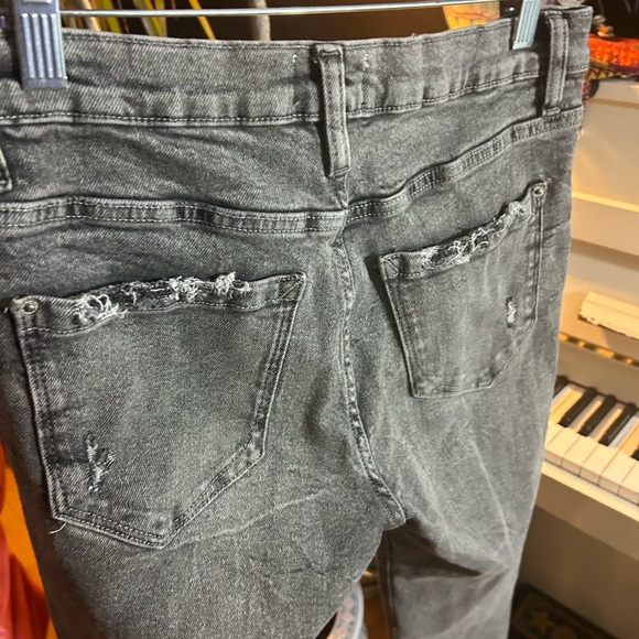 Kensie Vintage The Ultimate High Rise Skinny Charcoal Straight Leg Jeans 29" - Picture 7 of 10